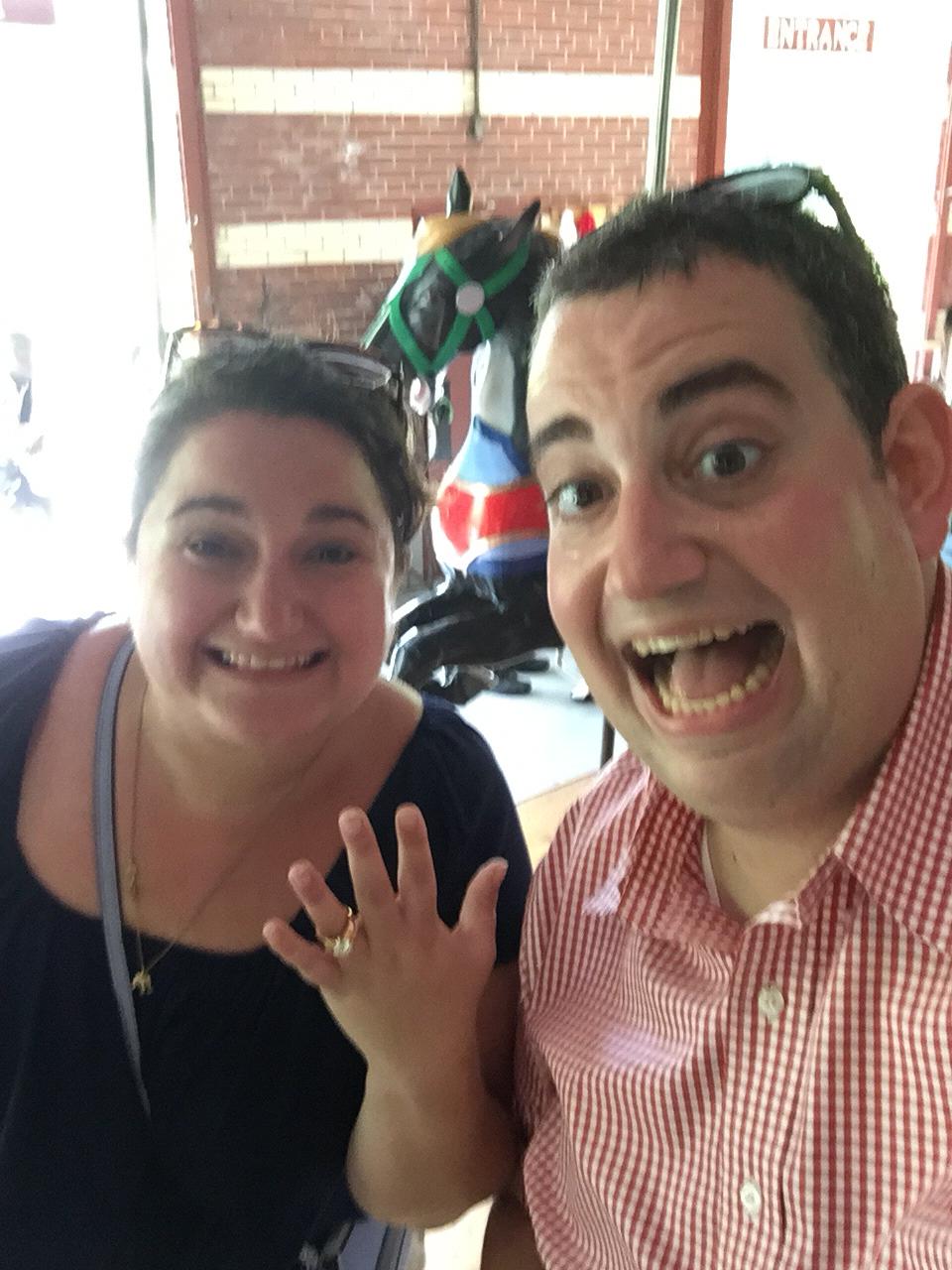 Of course Katie said yes. Look at the face of pure glee on her face and relief on Jon's.