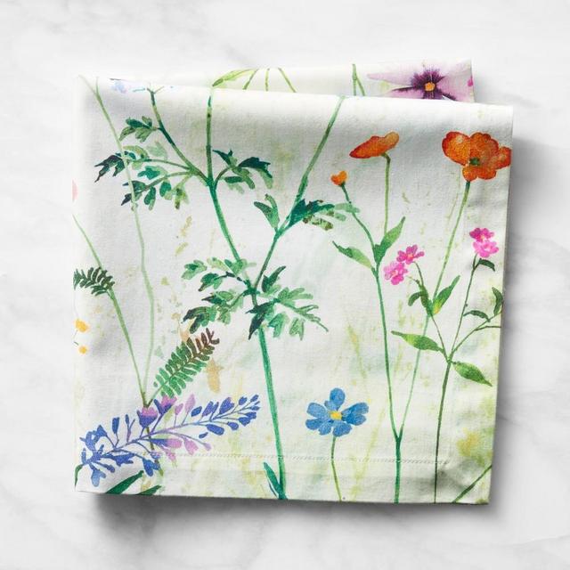 Pressed Flower Napkins, Set of 4