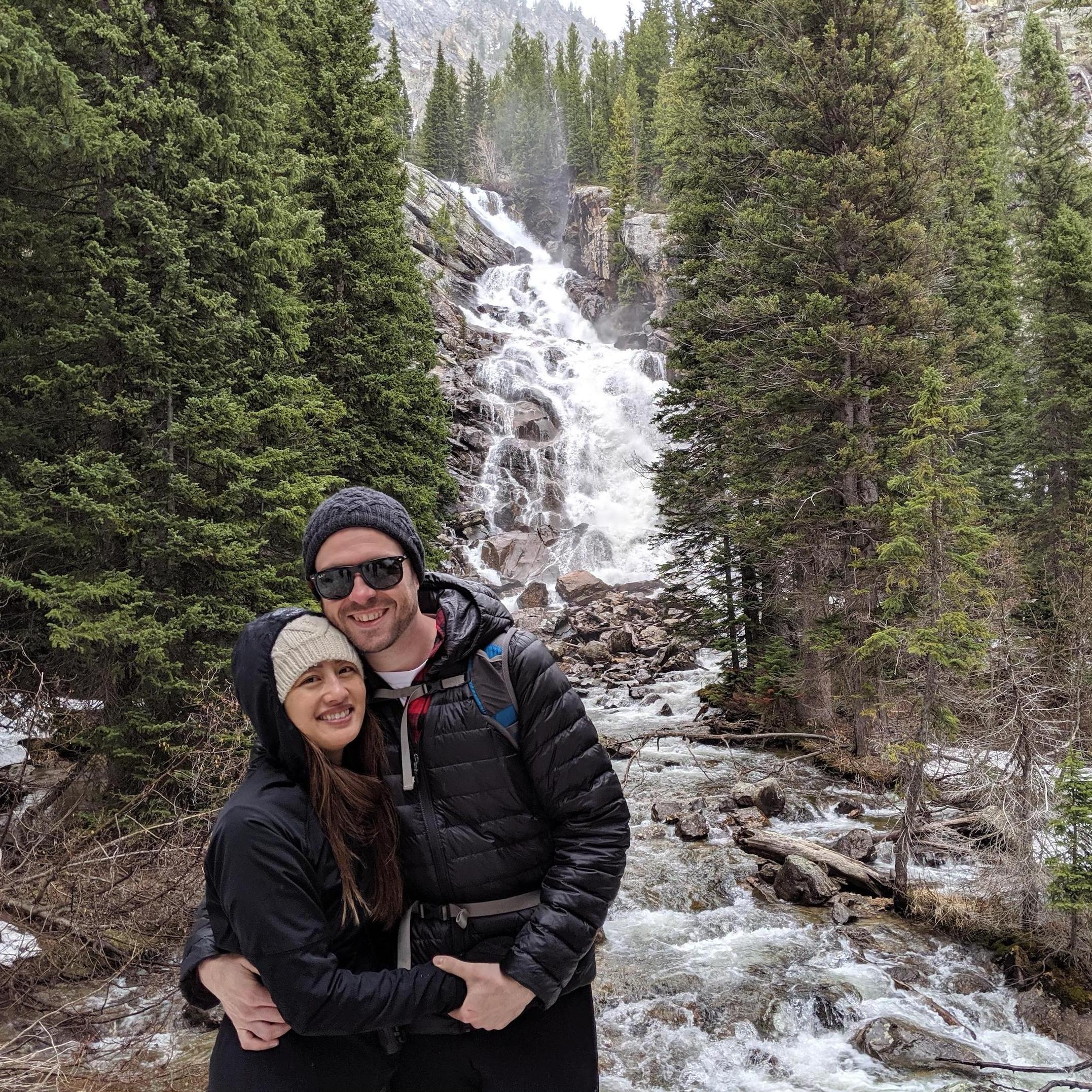 Hate living in cold weather but we don't mind visiting the snow! @ Grand Tetons National Park