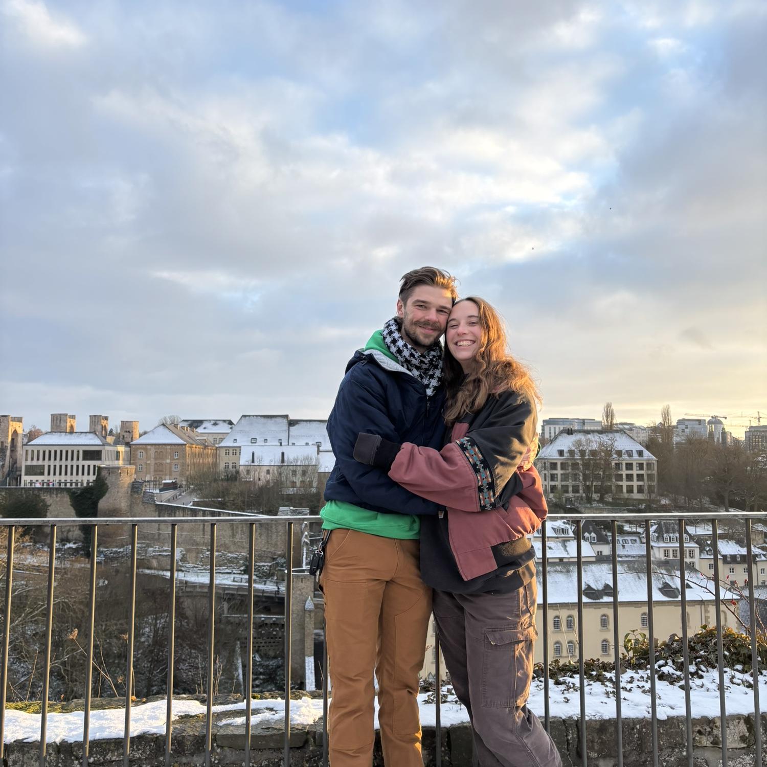 Pit stop at a castle in Luxembourg