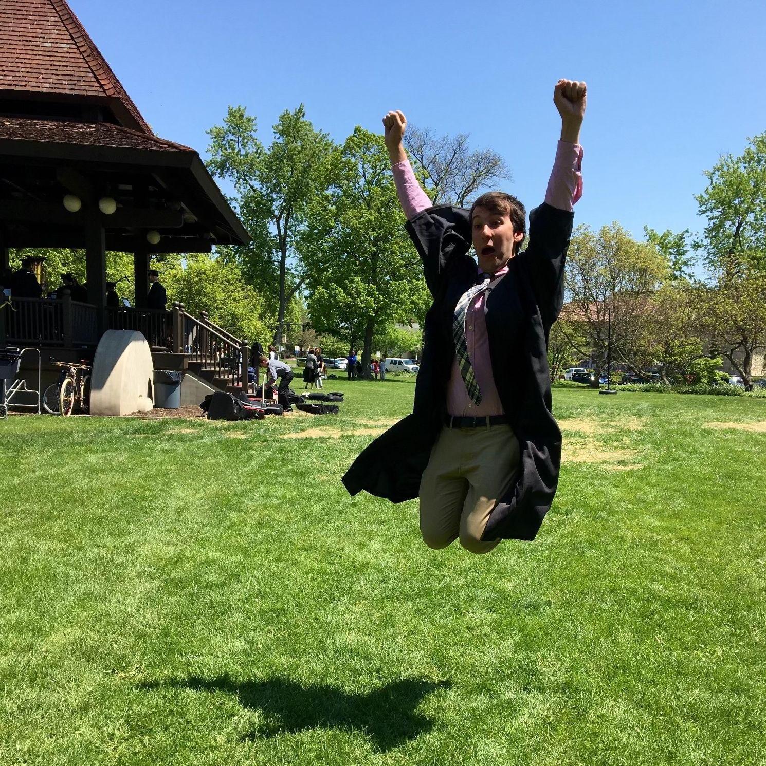 Kevin graduating from Oberlin College ~ May, 2016