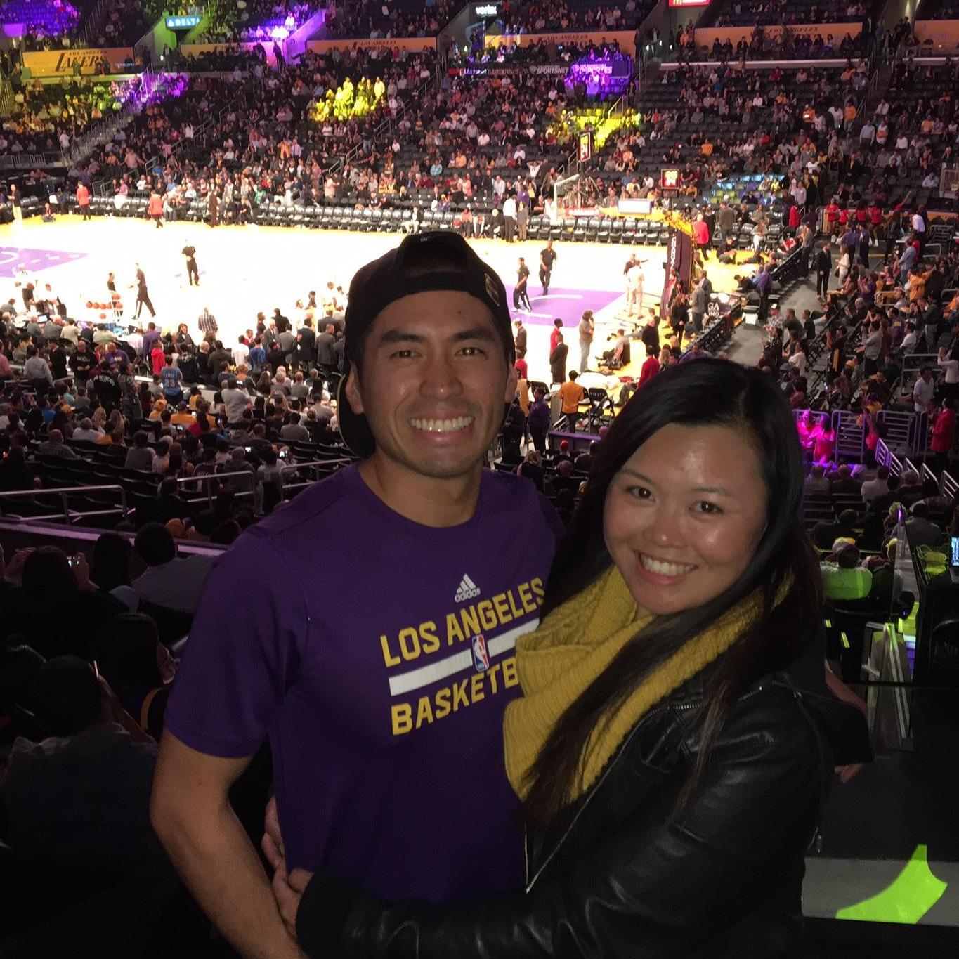 Our first Laker game together!