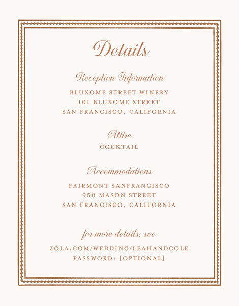 その他 Invitation Pervenche | Dusty Blue | Zola Wedding Enclosure Cards