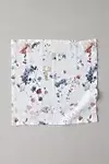 Lithuanian Linen Napkin Set of 12, Painted Florals