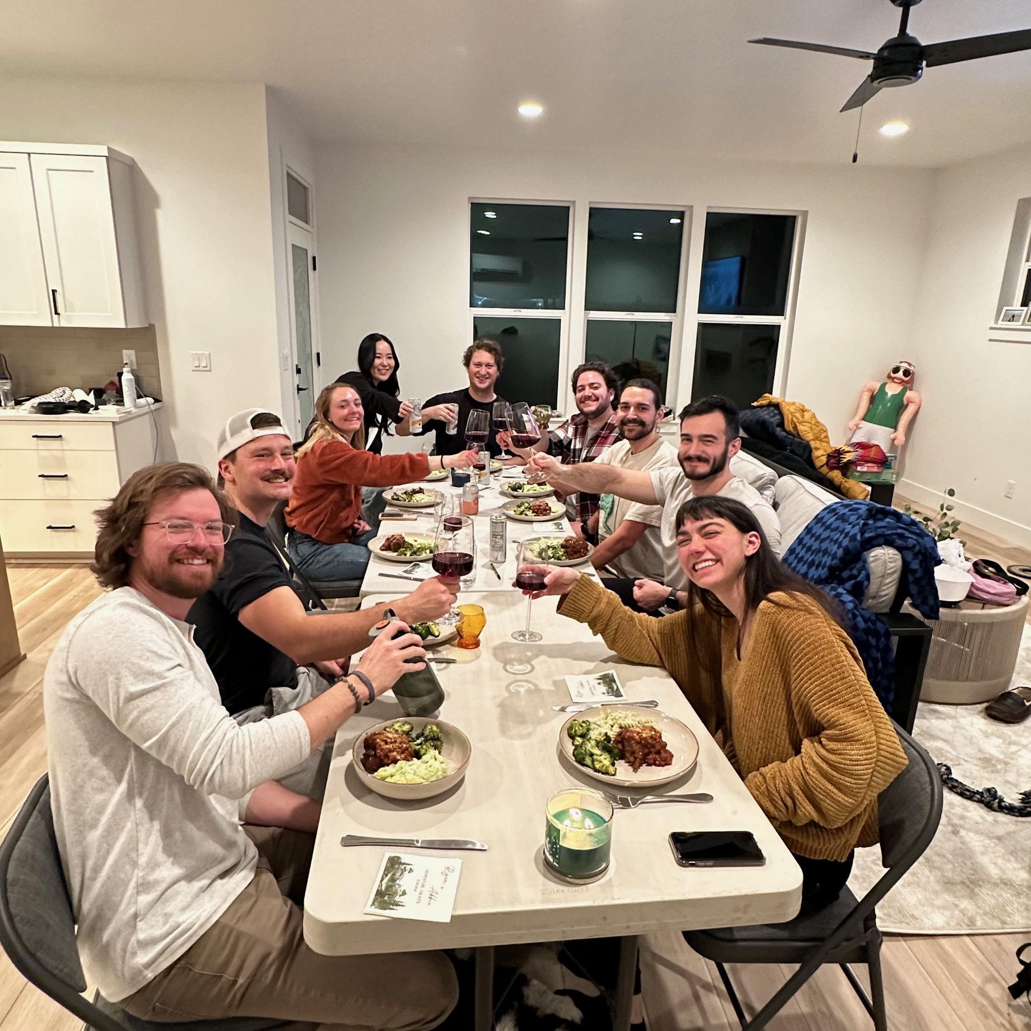 NYE dinner thanks to Stephen the master chef