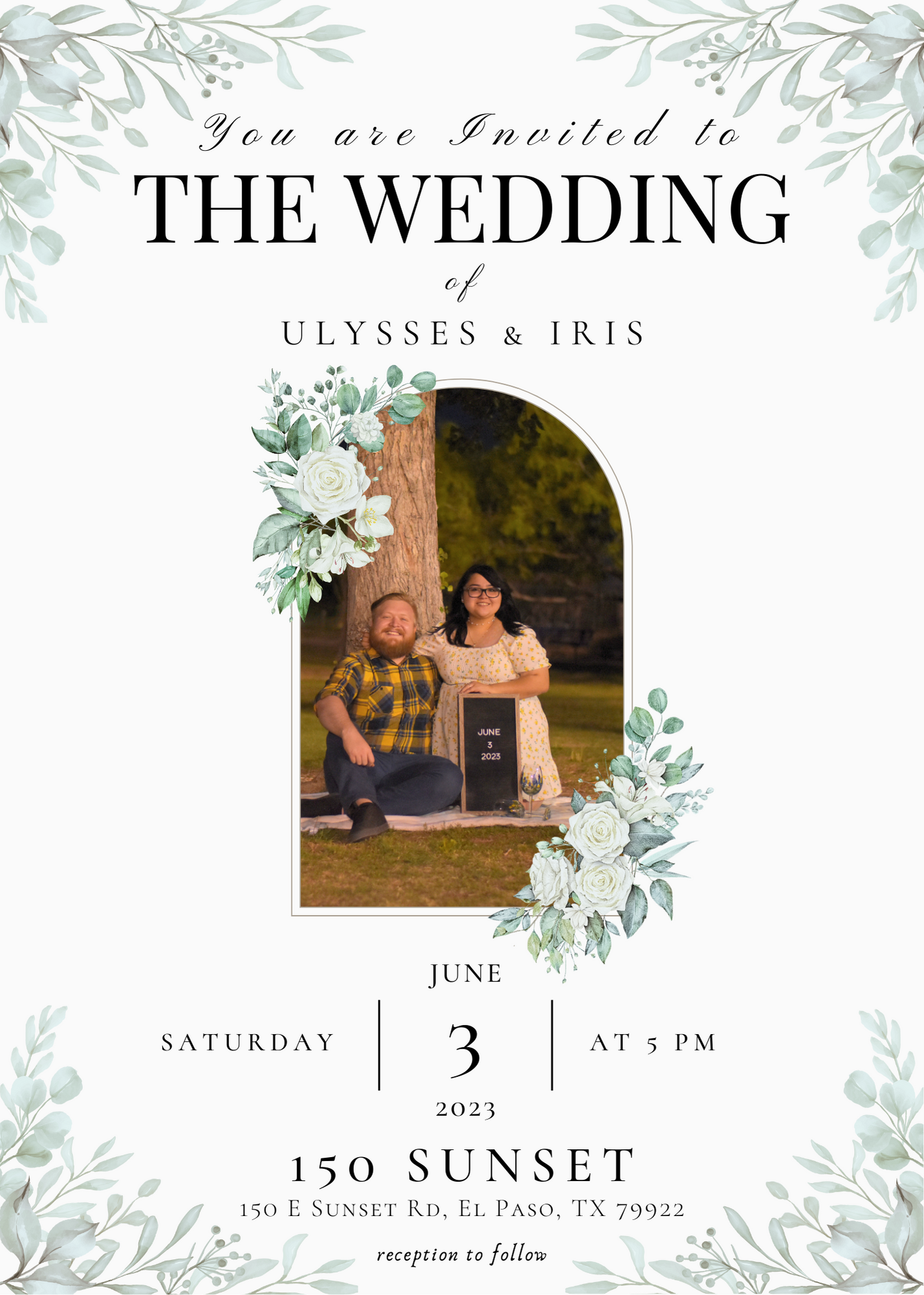 The Wedding Website of Iris Herrera and Ulysses Saenz