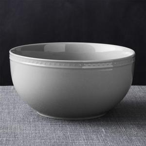 Staccato Grey Serving Bowl