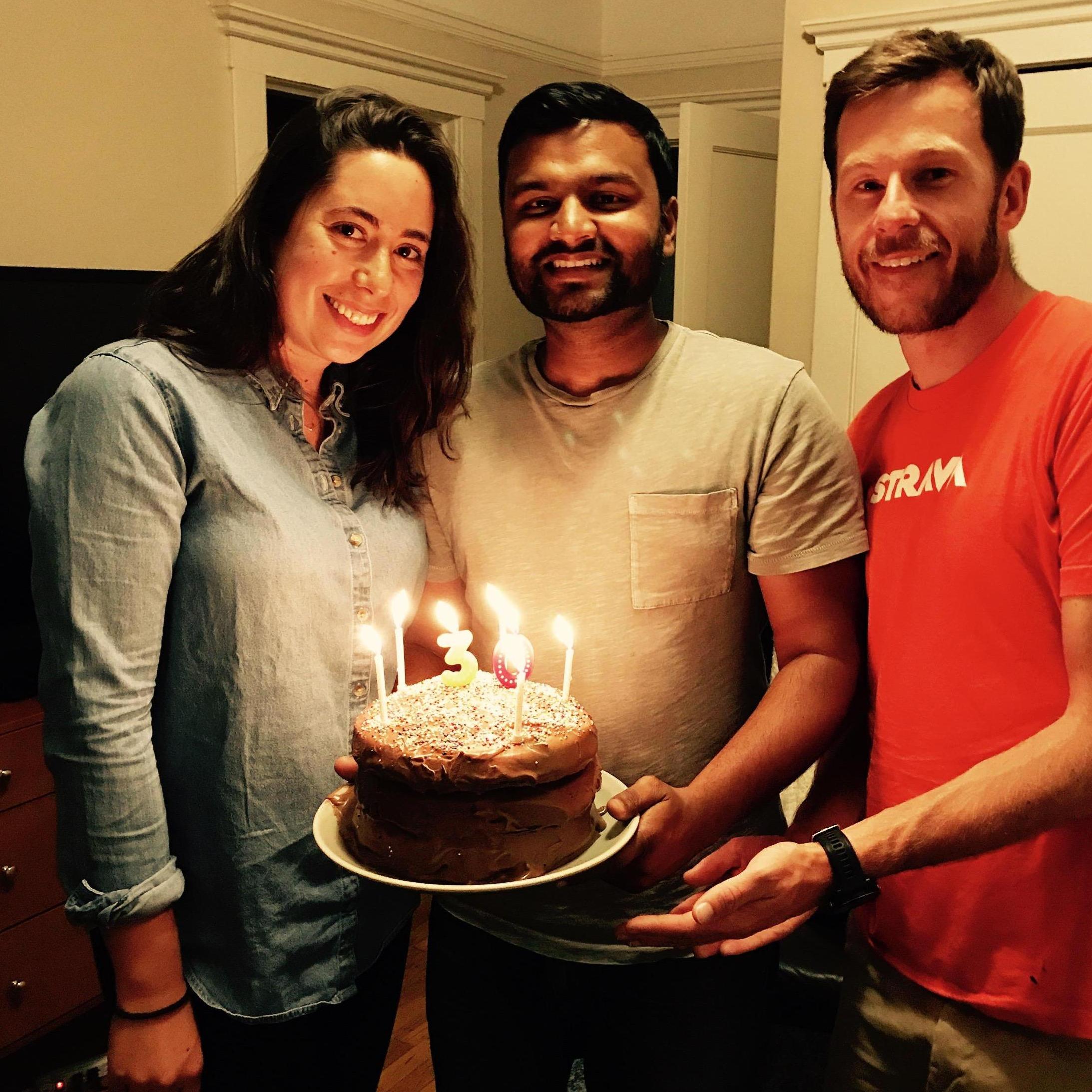 Celebrating Saurabh's 30th birthday / Sept 2017