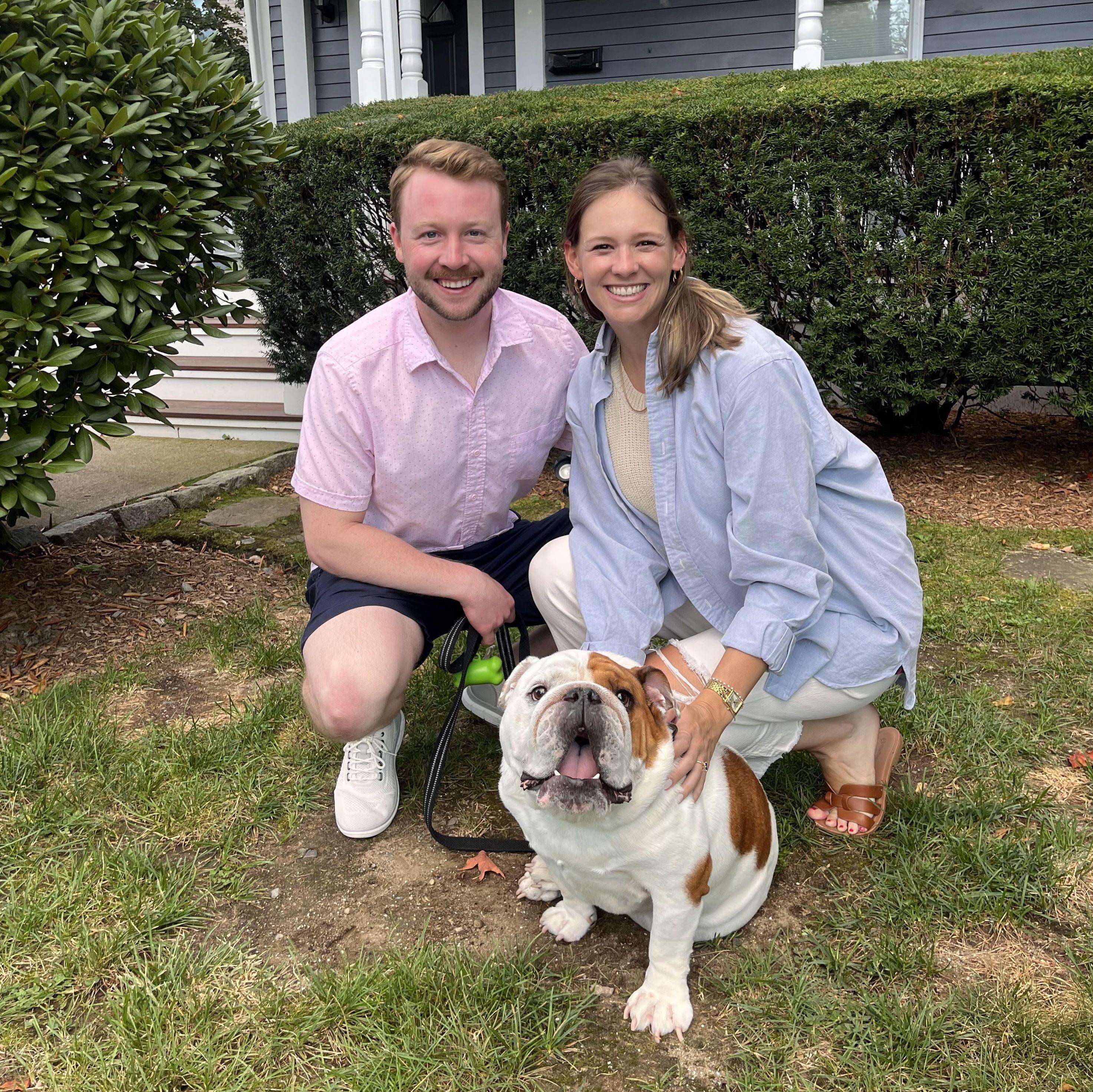 Alfie was very happy when his roommates got engaged