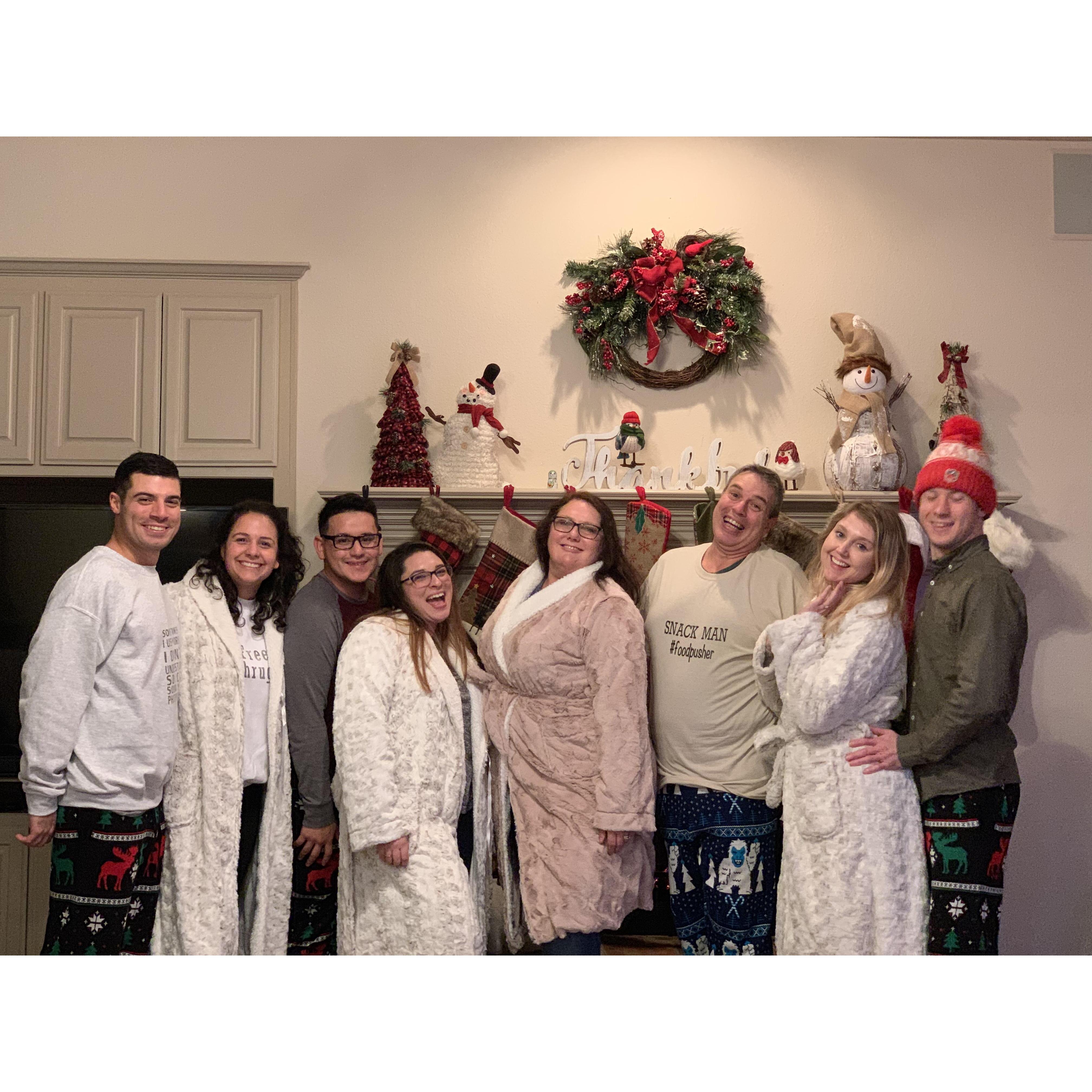Jon spends Thanxmas at the Pedrero Household
