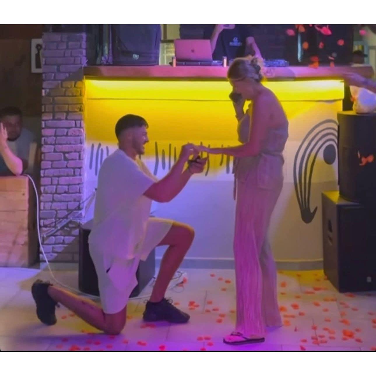When I said ' I Do' on 10th September 2024 in a bar called 'Moments' in Turkey
