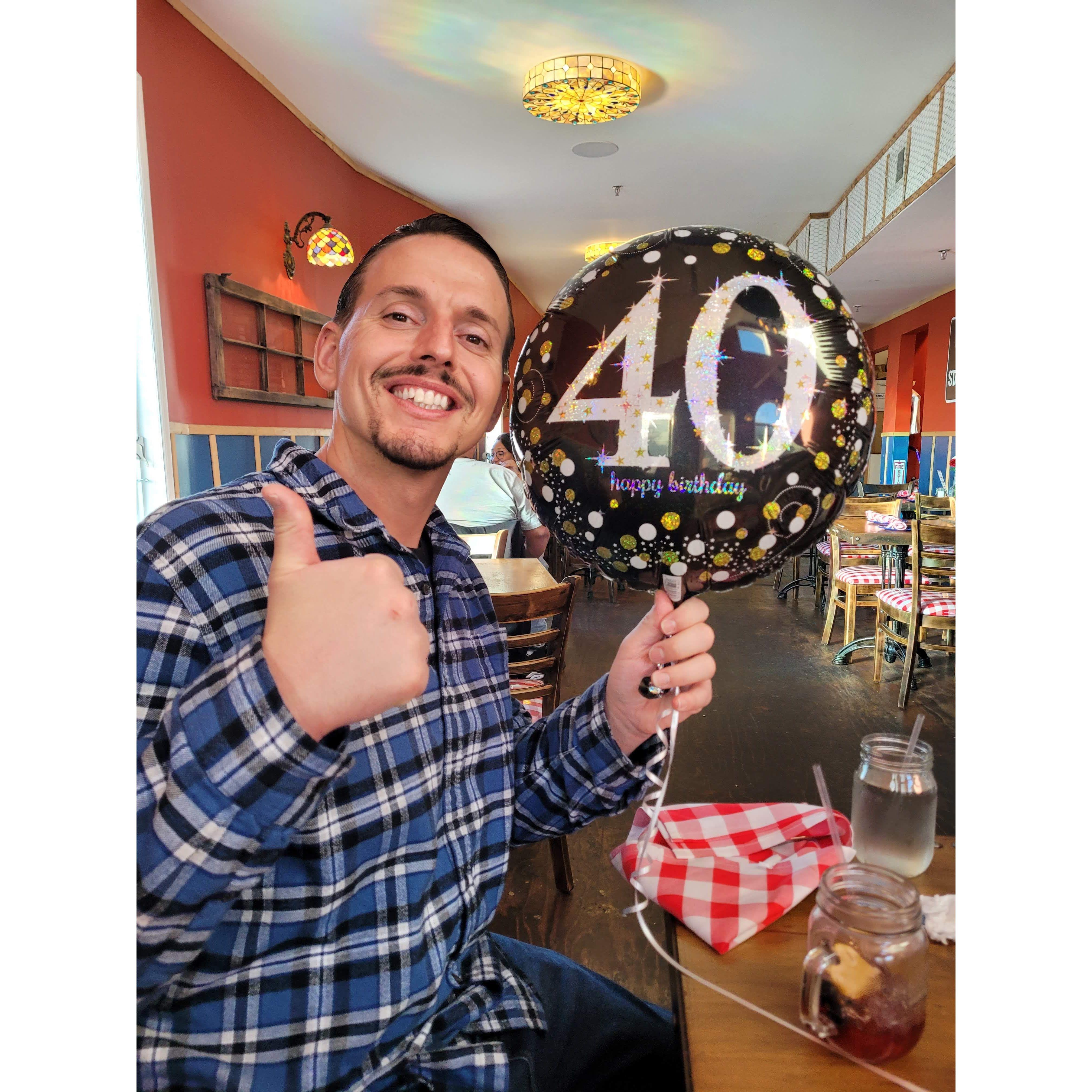 Carlo's 40th Birthday Brunch at Sally Southerns! January 1, 2023