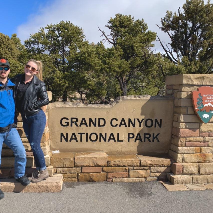 Grand Canyon National Park, Arizona. February 23, 2020.