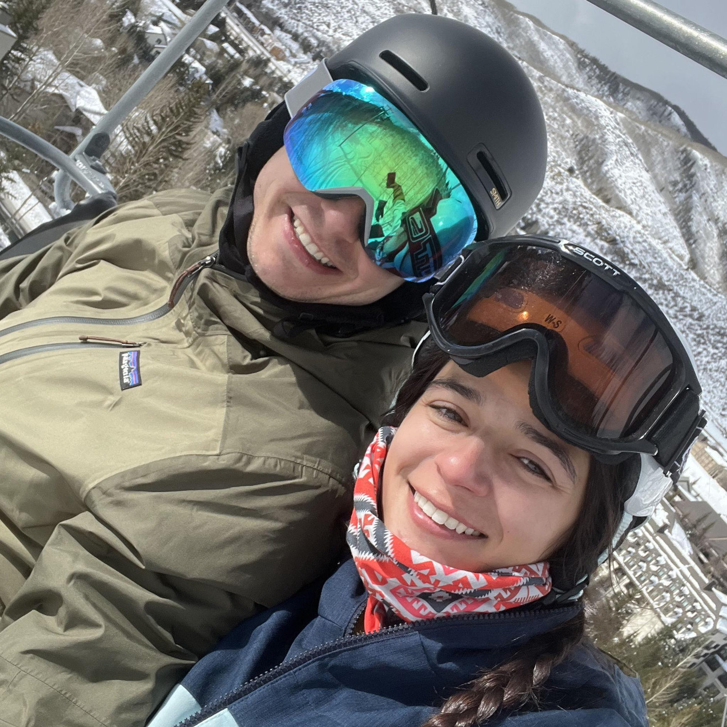 Our first snowboarding trip together!