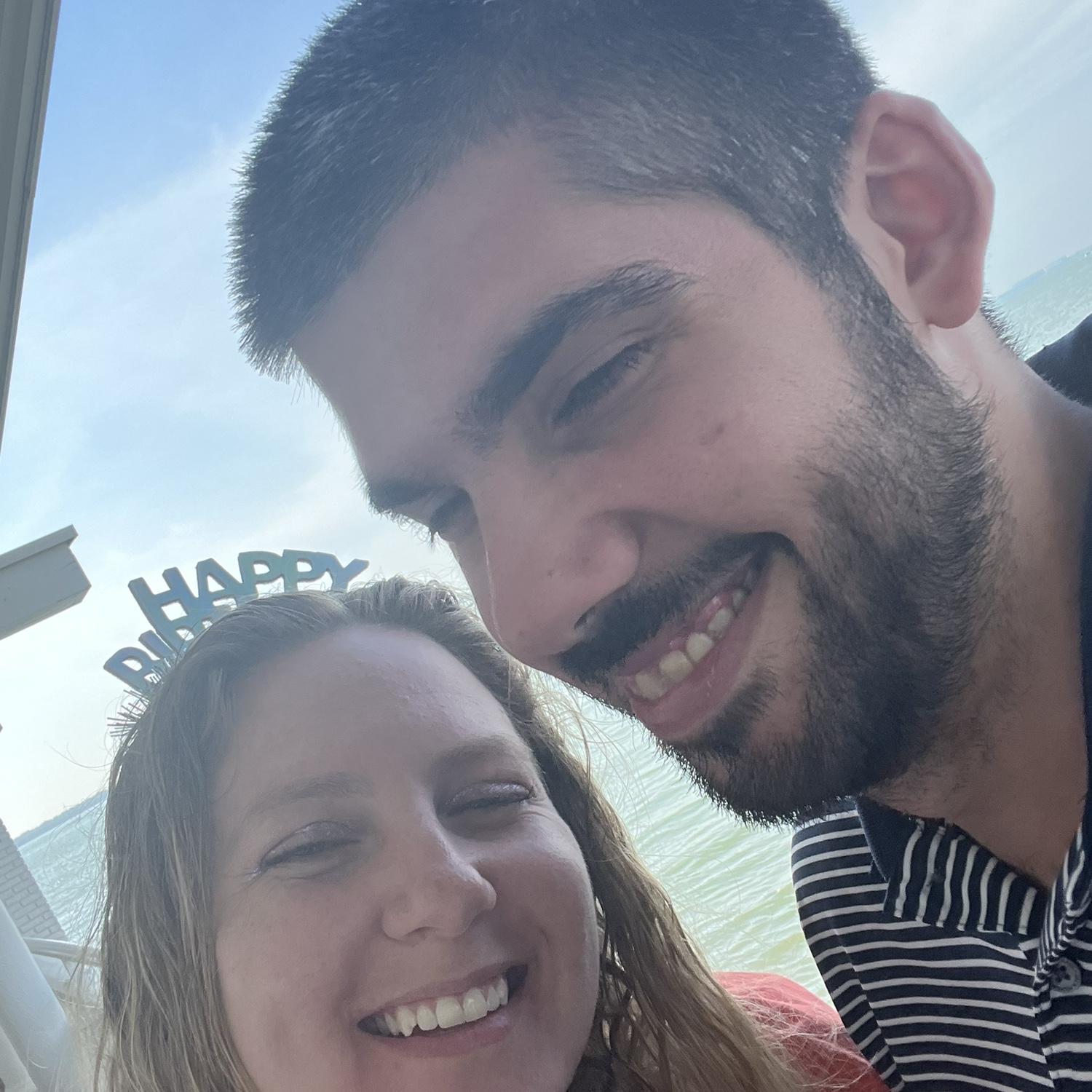 Robert with his favorite Birthday girly!