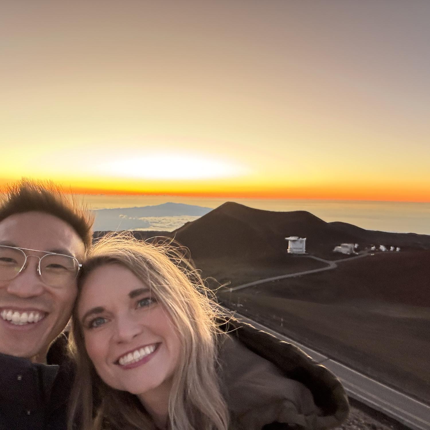 Big Island-Mauna Kea at Sunset.