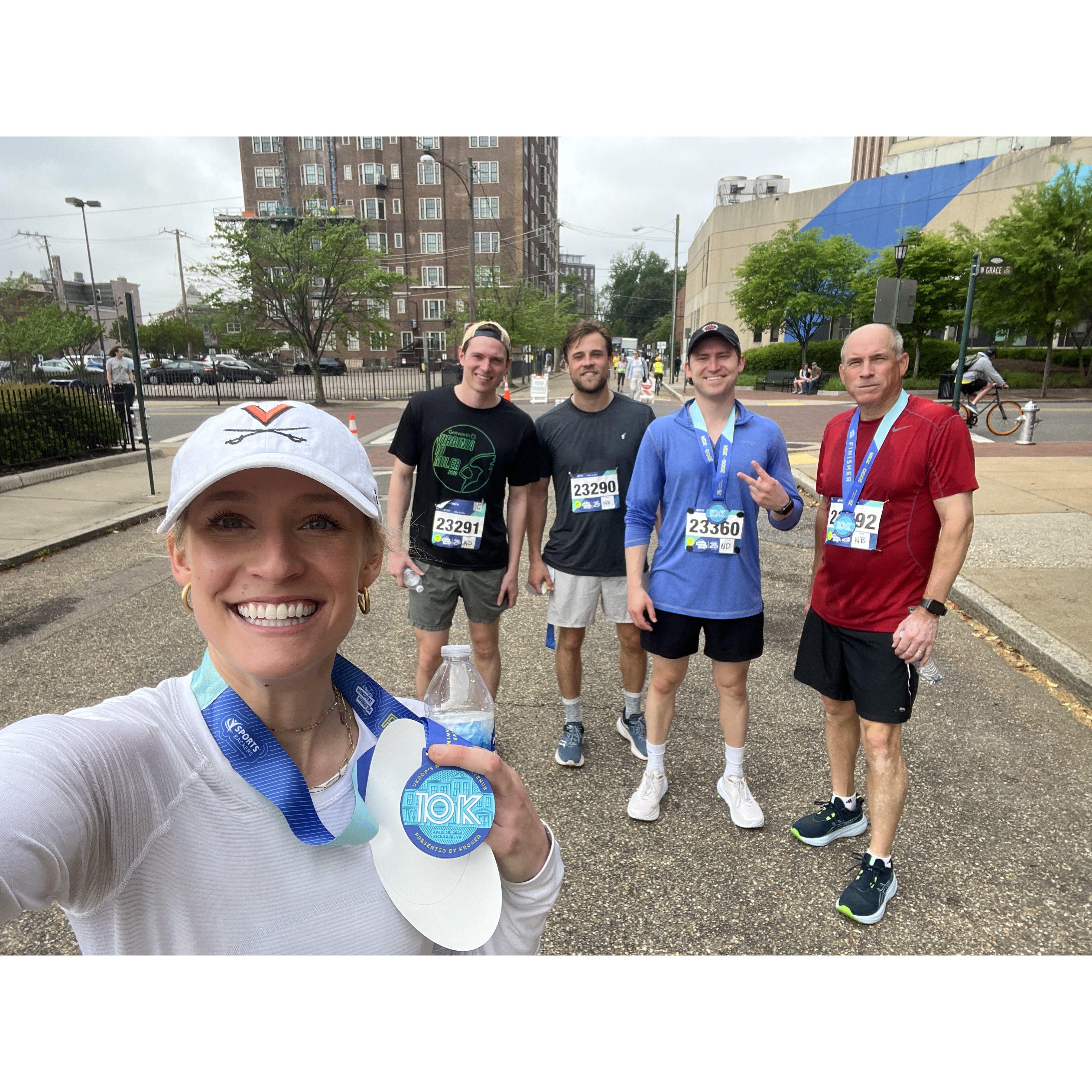 Their first official Monument Avenue 10k!