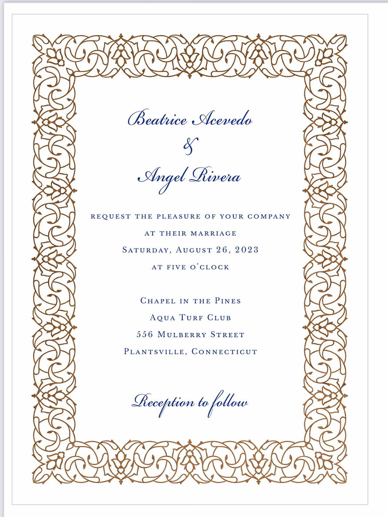 The Wedding Website of Beatrice Acevedo and Angel Rivera