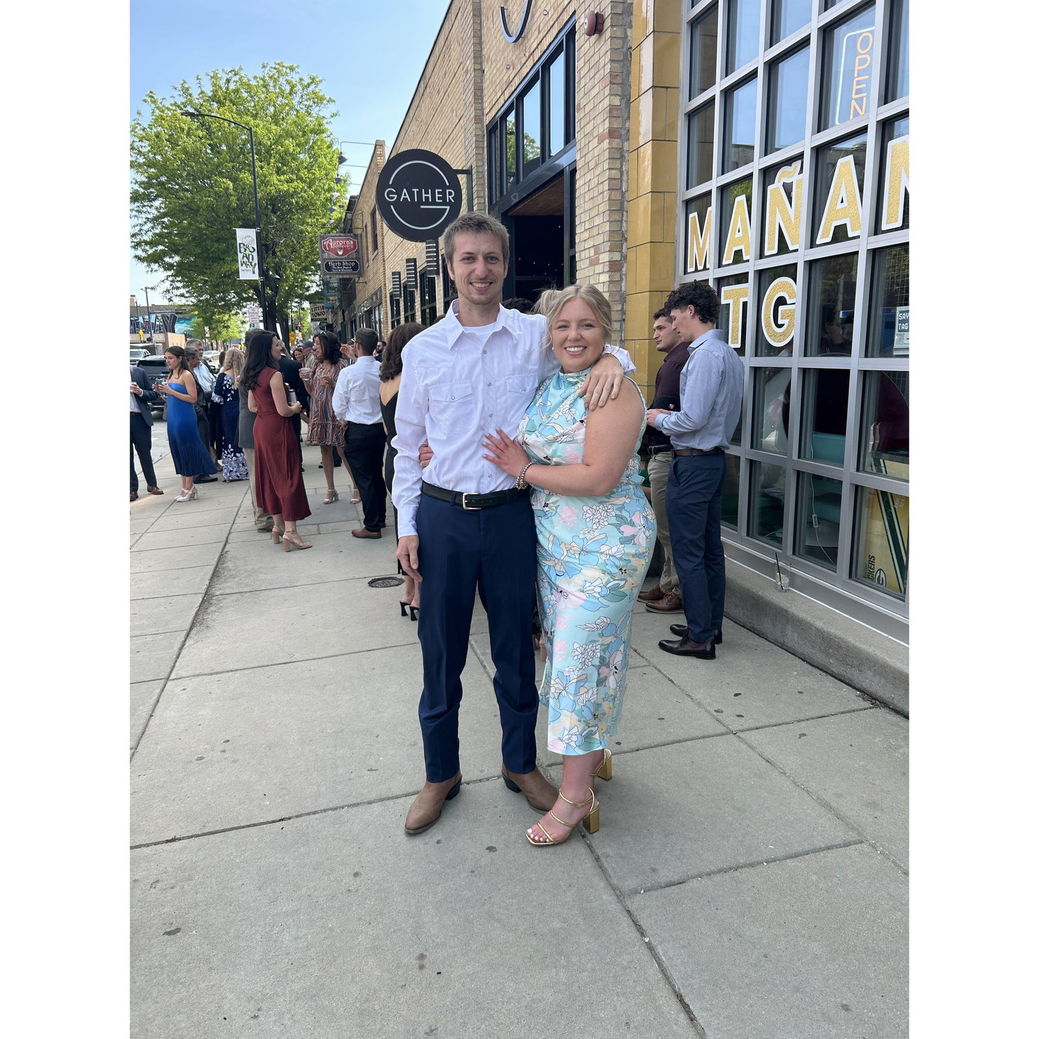 A college friends wedding in Green Bay ~May 2025
