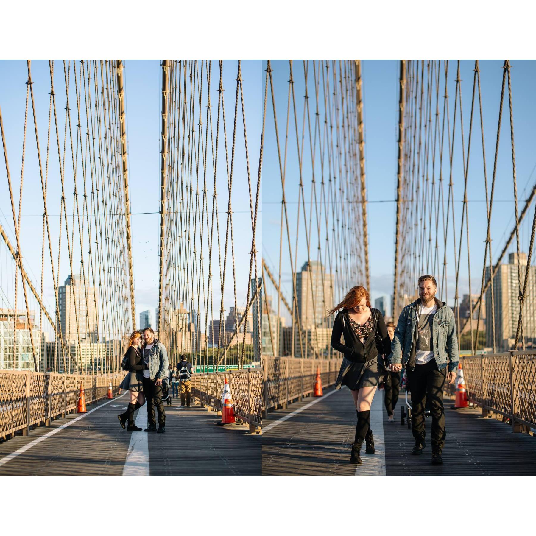 Adventuring across the Brooklyn Bridge to NYC