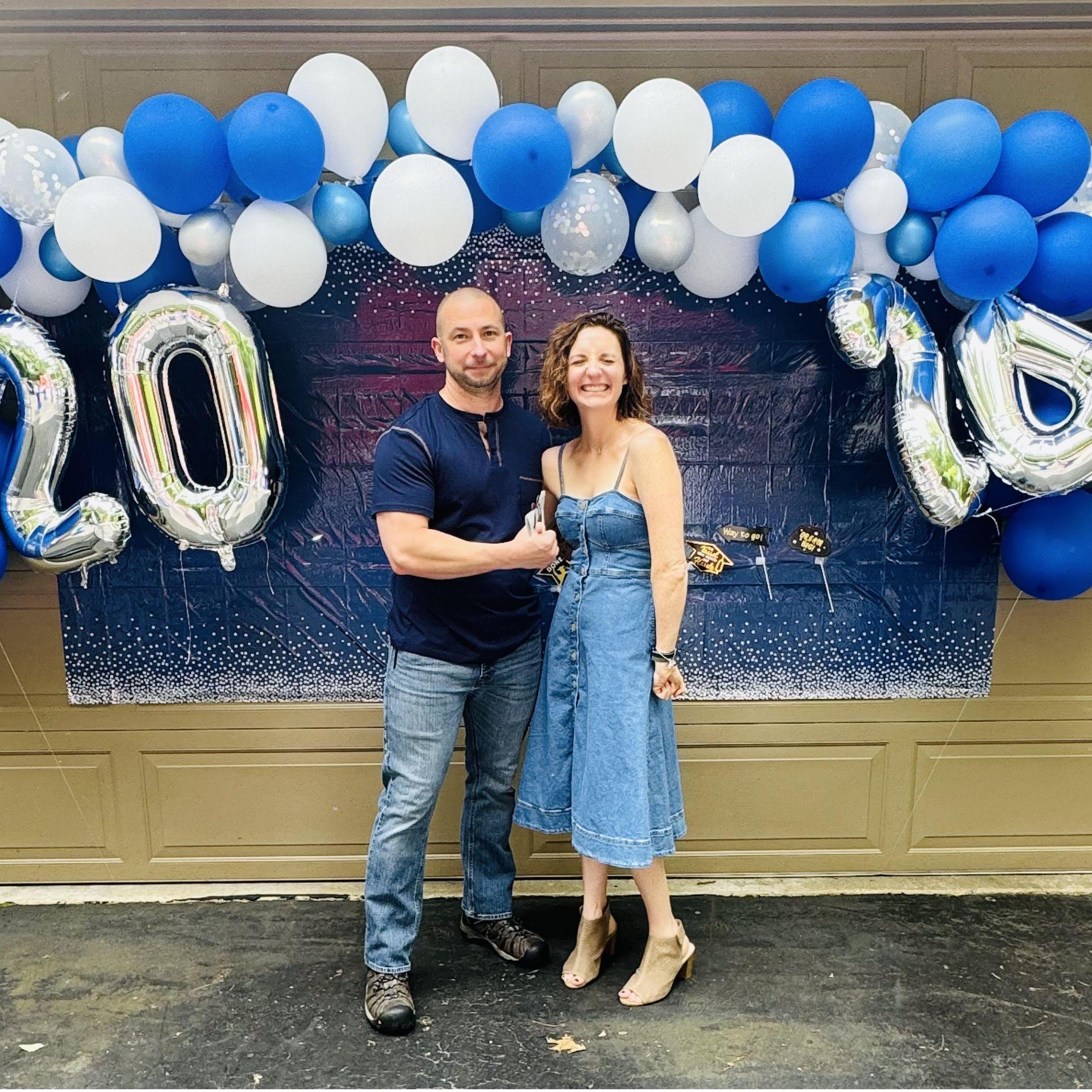 Roy HUGE help with Grace's Graduation Party. June 2024.