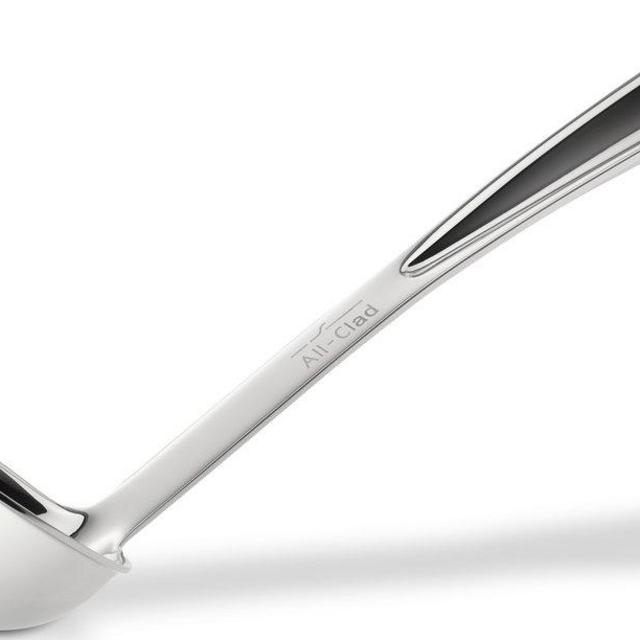 All-Clad T232 Stainless Steel Cook Serving Ladle, Silver