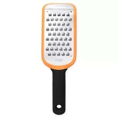 OXO Good Grips® Coarse Etched Grater in Orange