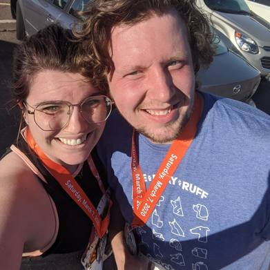 The Phoenix Zoo 5K! We both made our time goals!