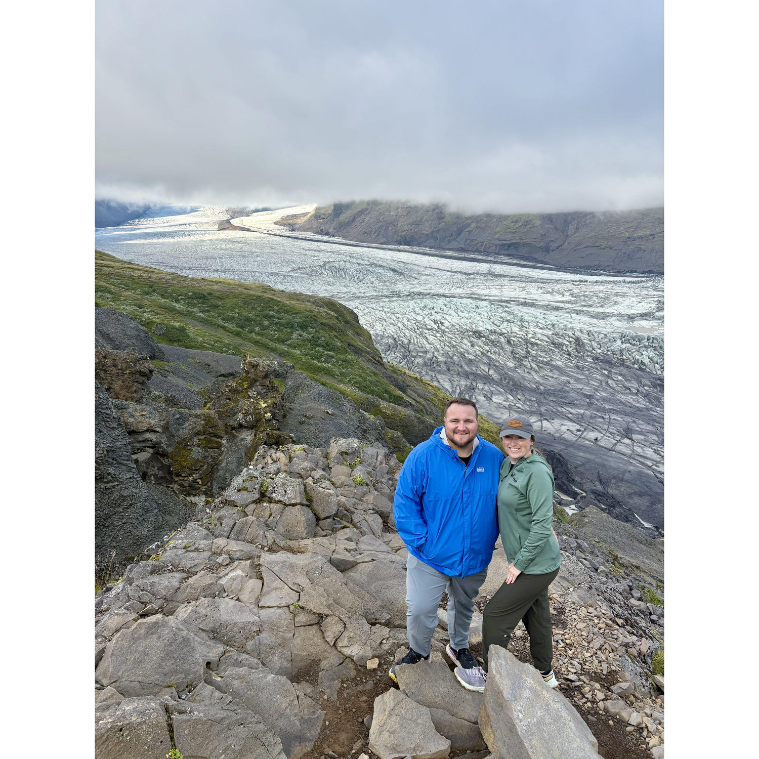 Exploring Iceland glaciers