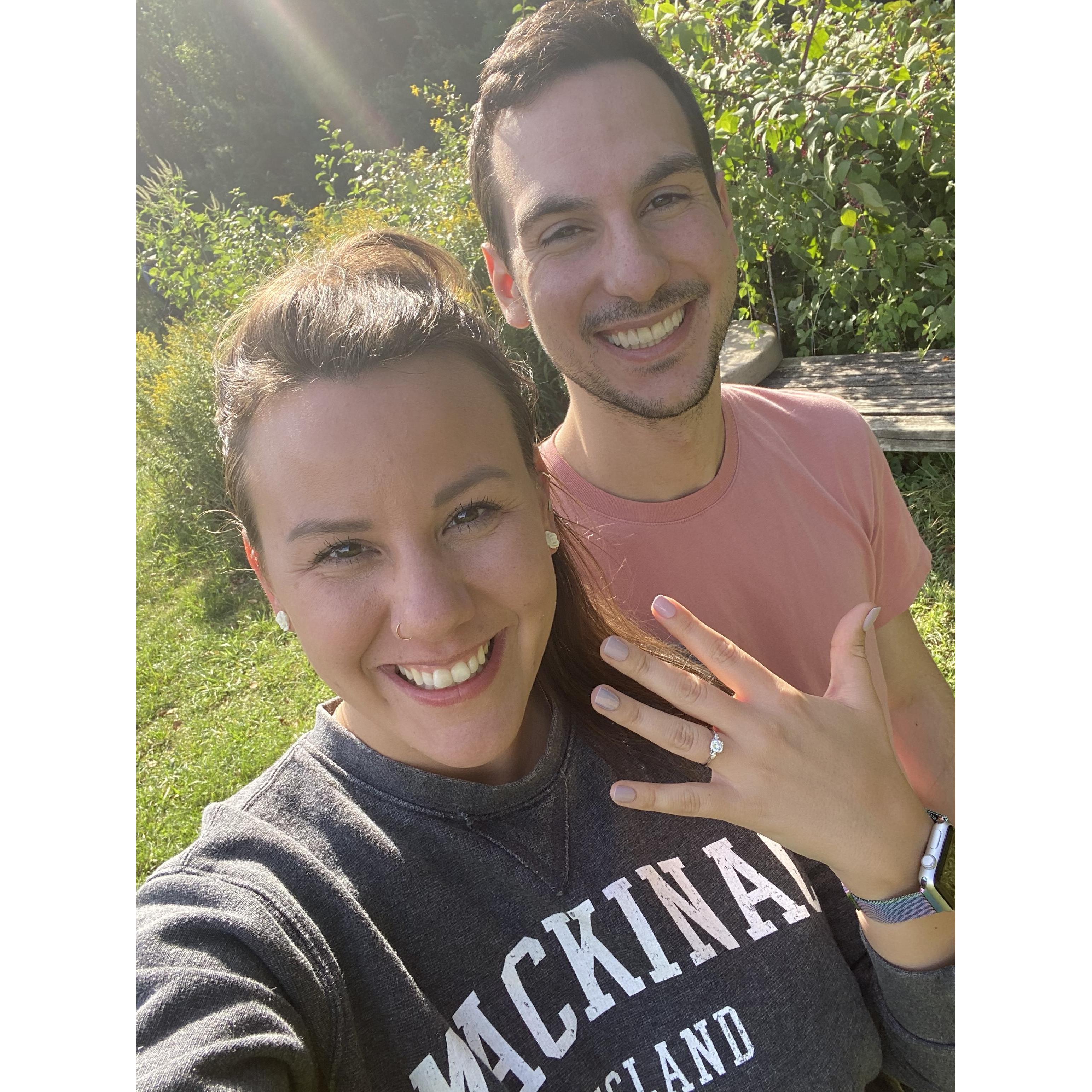 Engagement day! Ann Arbor. September 6th 2020.
