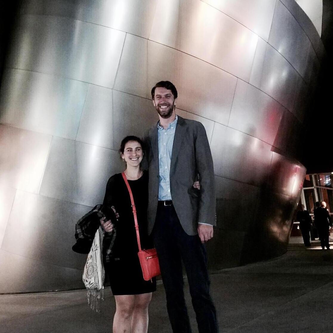 Gettin' fancy at Disney Concert Hall, December 2017