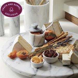 French Kitchen Marble Lazy Susan