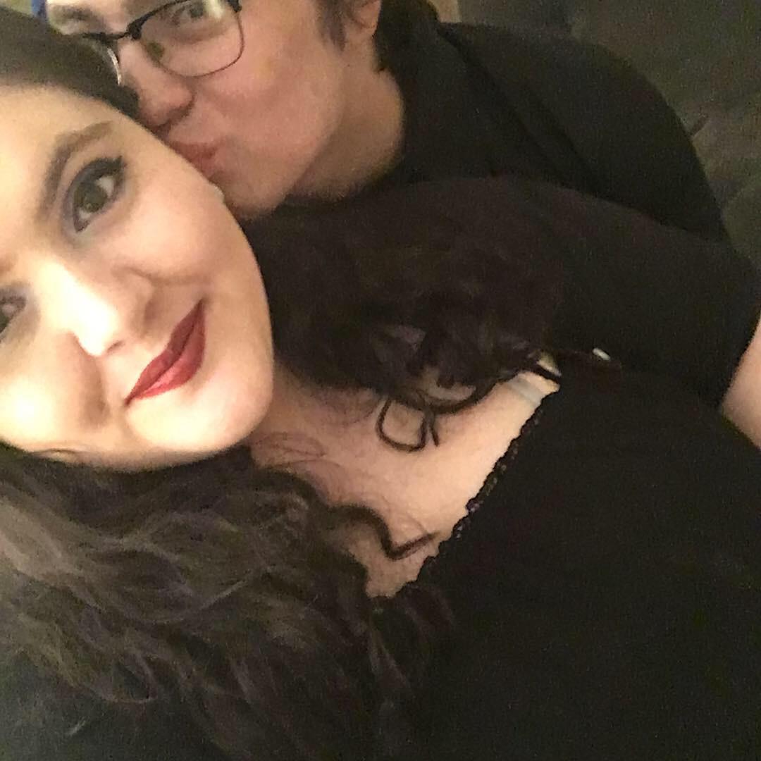 Date night! Chris and I went and had burgers and shakes!