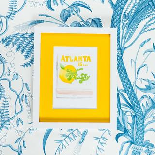 Atlanta Matchbook Print