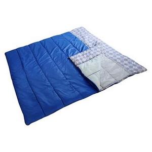 Exxel Outdoors® Double Sleeping Bag Blue - 80" x 66"