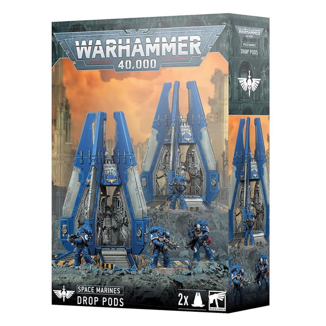 Games Workshop - Warhammer 40,000 - Space Marines: Drop Pods