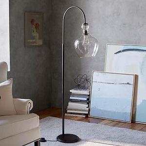 Flynn Recycled Glass Floor Lamp, Bronze