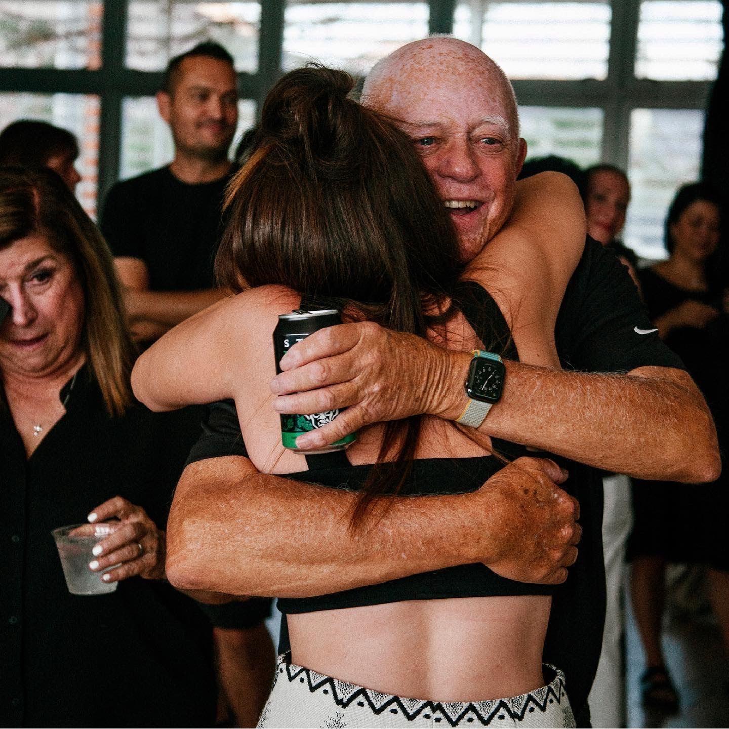 Aubrey and her father, Ryan at our engagement party in Palm Springs.