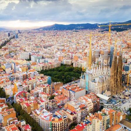 Honeymoon in Barcelona, Spain