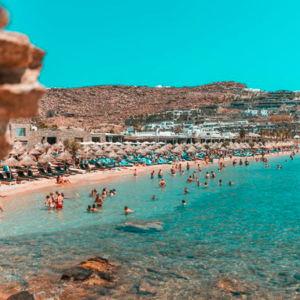 Exploring & Sunbathing on Mykonos' Beaches