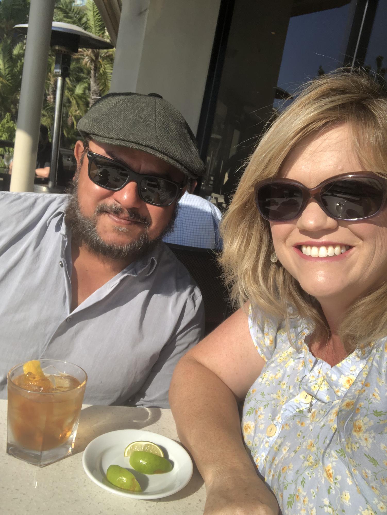 Celebrating Julie’s birthday July 2020