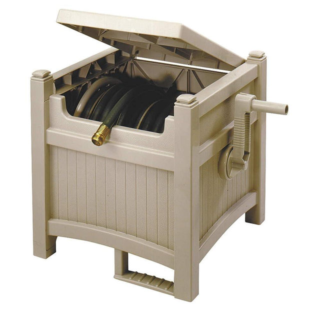 Free Standing Hose Reel, Resin, 11 In.Dia.