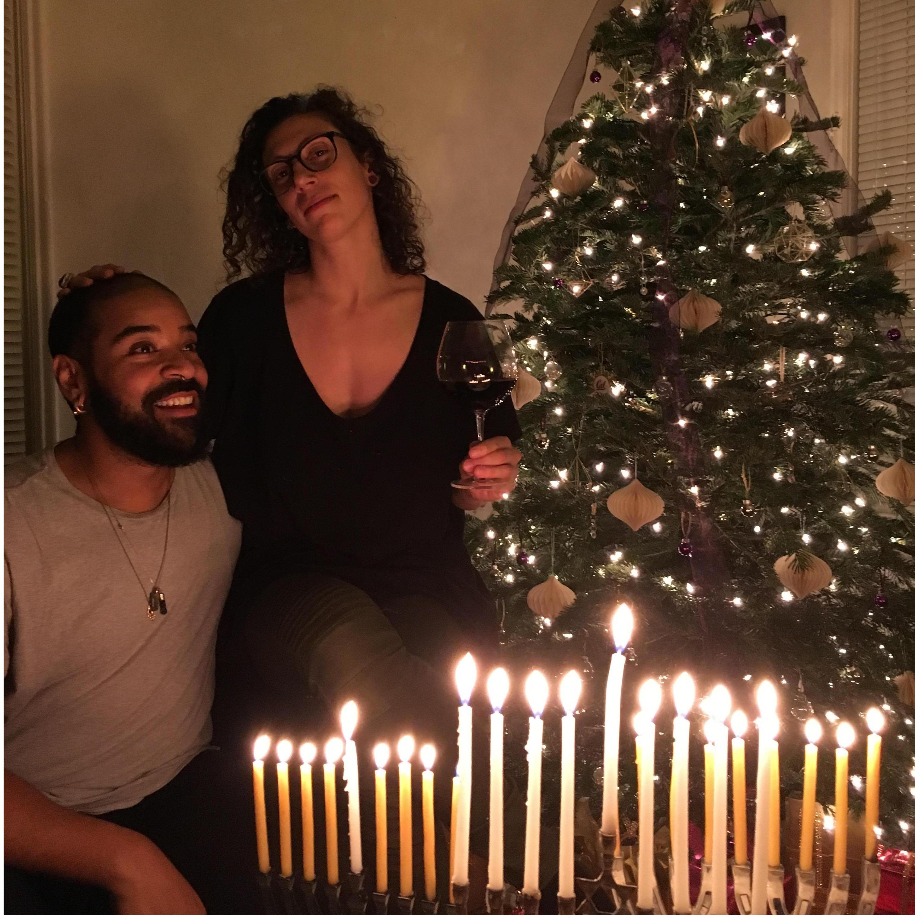 Multi-cultural December holiday time.