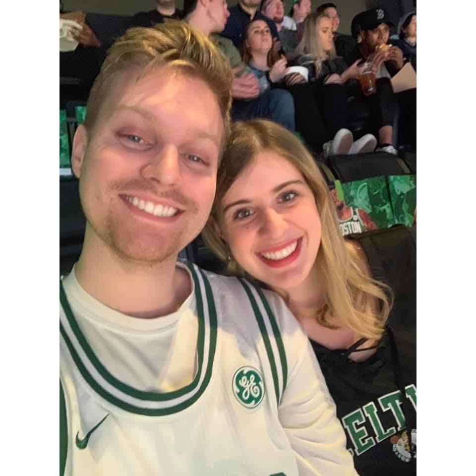 Our first Celtics game at TD Garden
2019