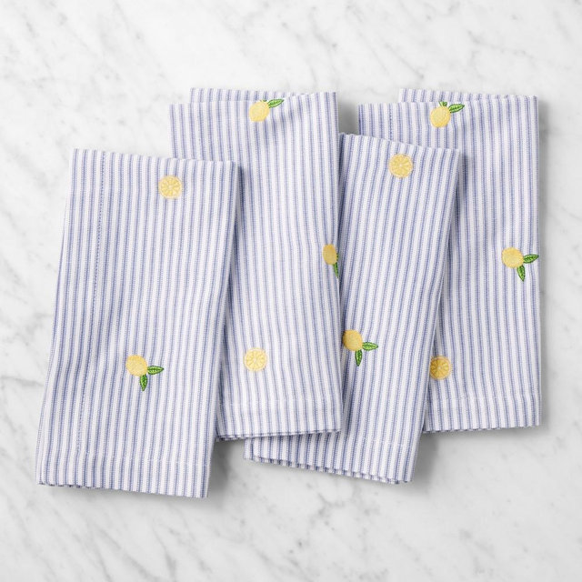 Limone Striped Napkins, Set of 4