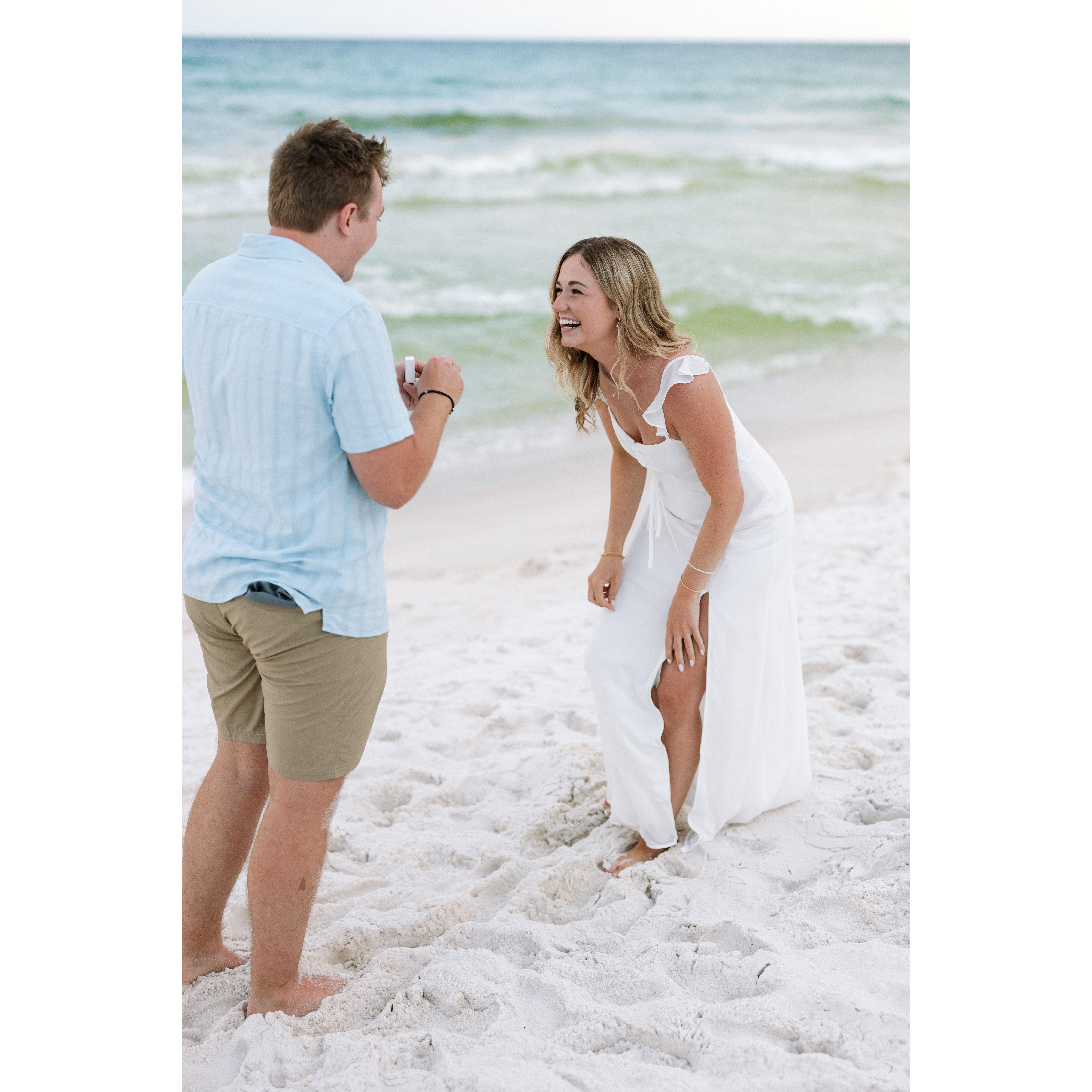 June 2023: Engagement at Navarre Beach, FL!