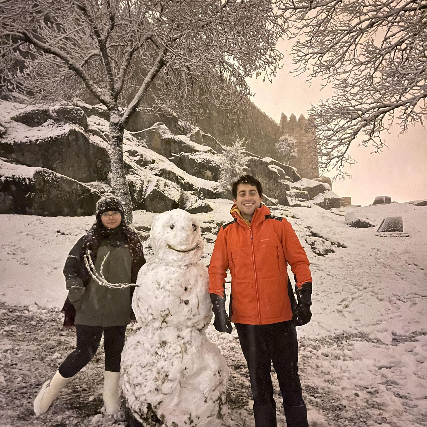Nosso primeiro boneco de neve
