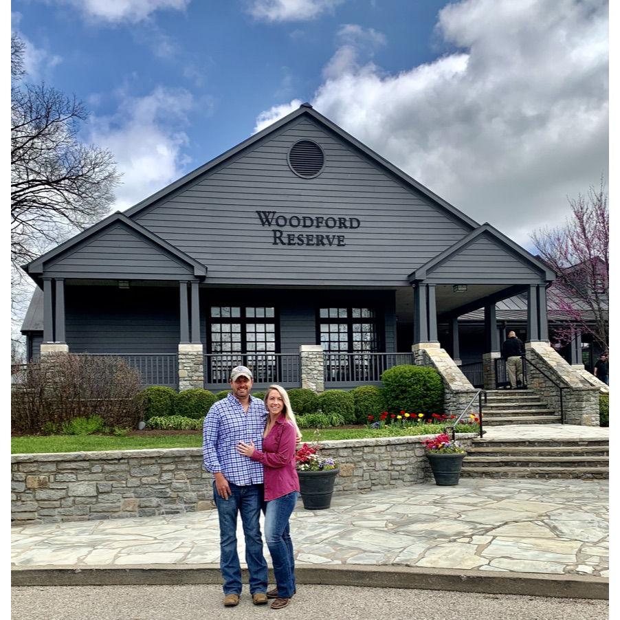 Touring Woodford Reserve Distillery in Kentucky.