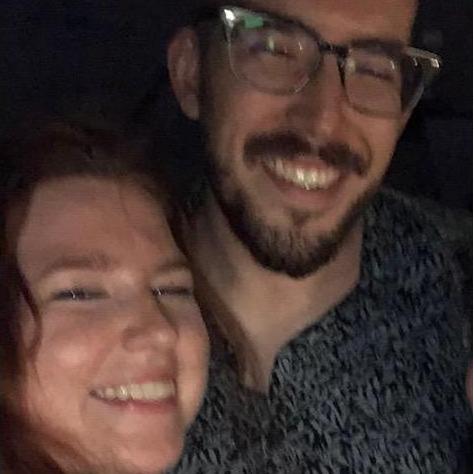 2018 - Our first pic together at a rooftop party in Brooklyn