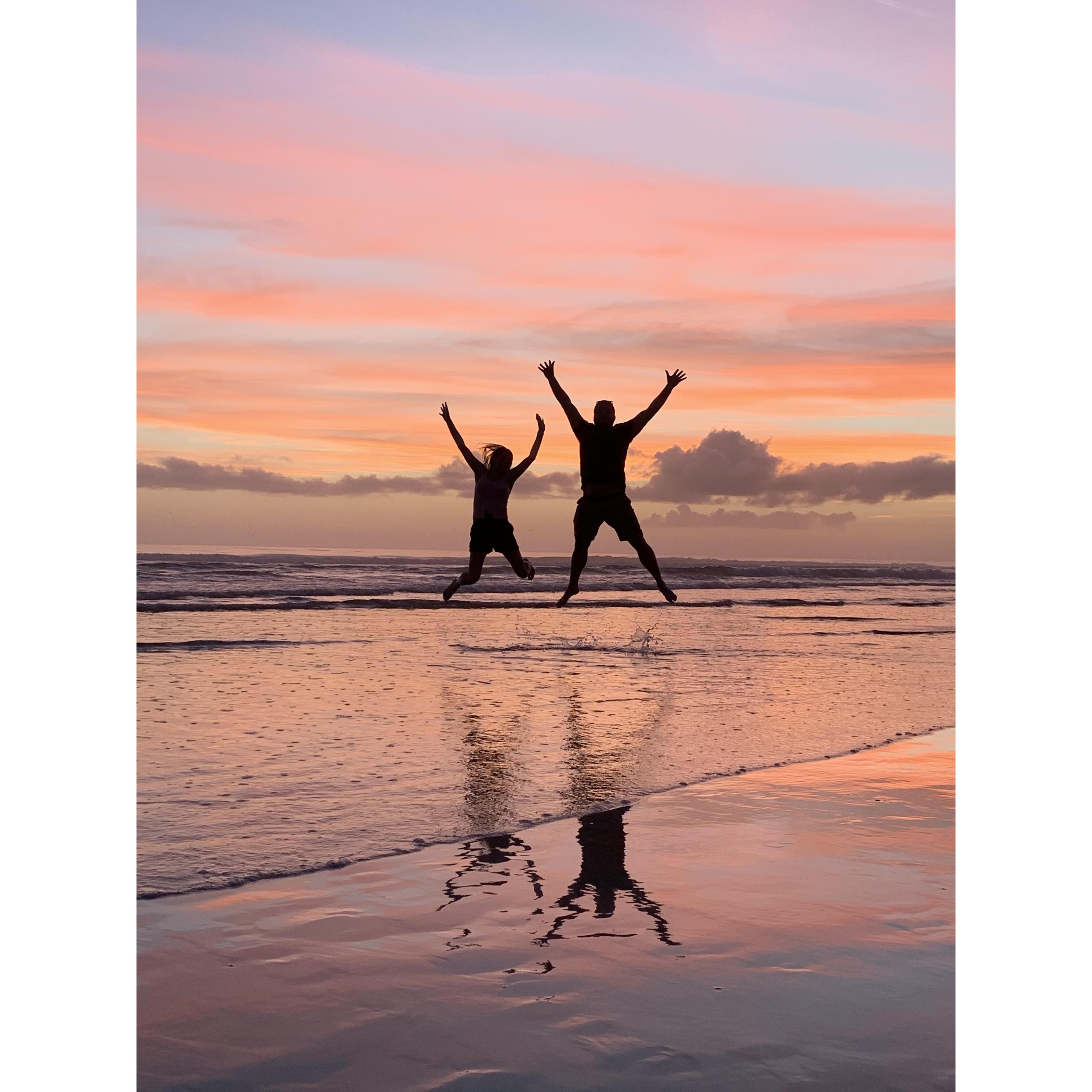 New Years 2019. Watched the sunrise on the east coast of Florida and the sunset on the west coast.